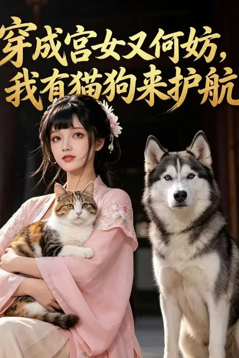 《穿成宫女又何妨，我有猫狗来护航》封面