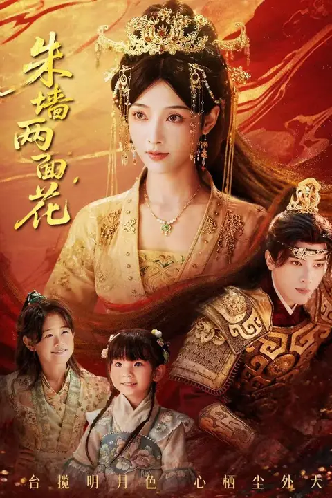 《朱墙两面花＆她栖明月台》封面