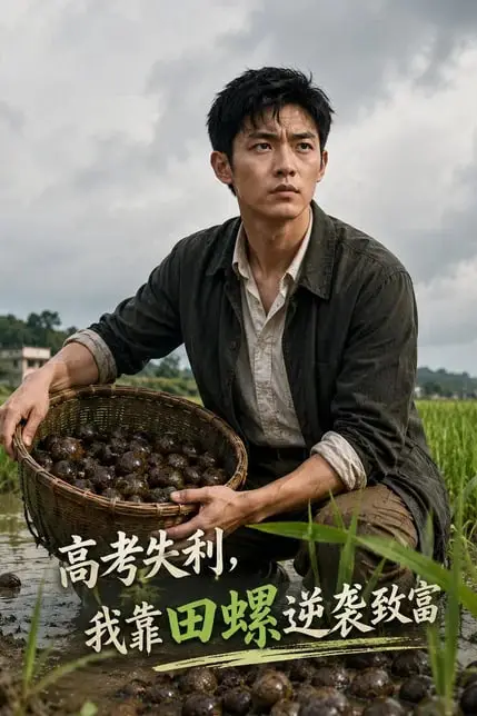 《高考失利，我靠田螺逆袭致富》封面