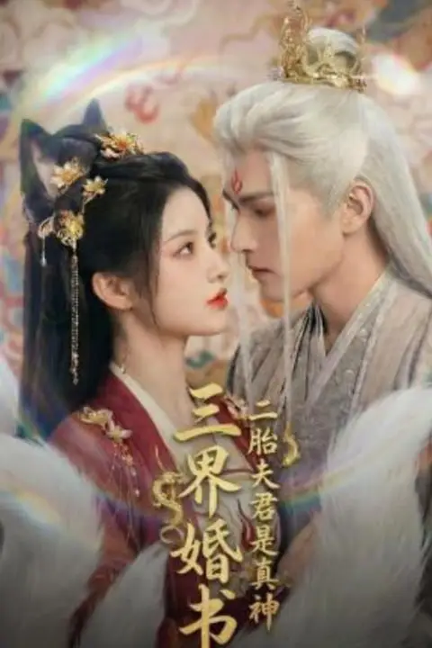 《三界婚书，二胎夫君是真神》封面