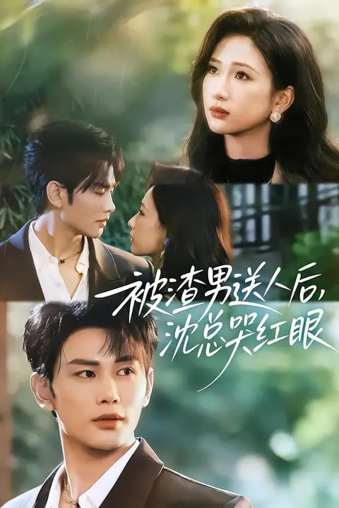 《被渣男送人后,沈总哭红眼》封面