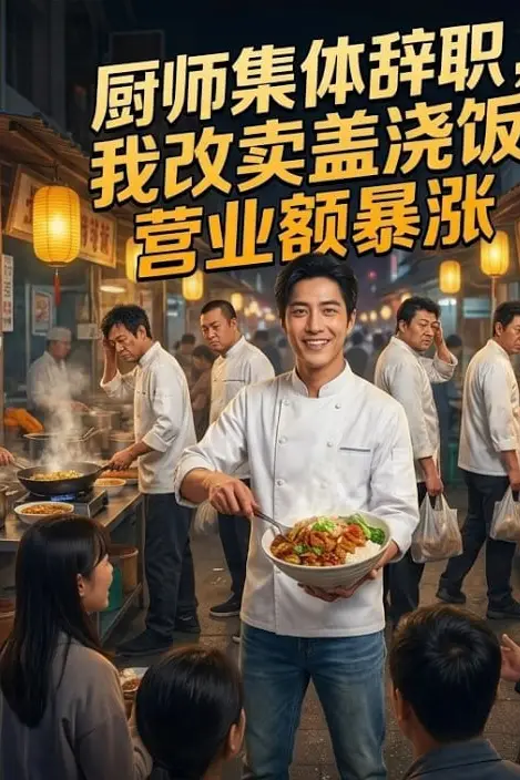 《厨师集体辞职，我改卖盖浇饭营业额暴涨》封面