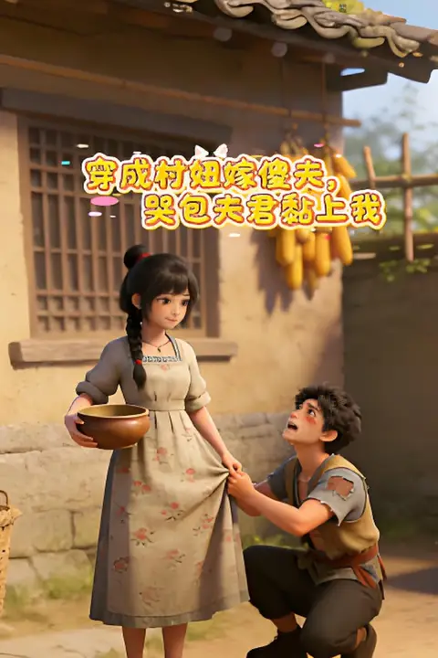 《穿成村妞嫁傻夫,哭包夫君黏上我》封面