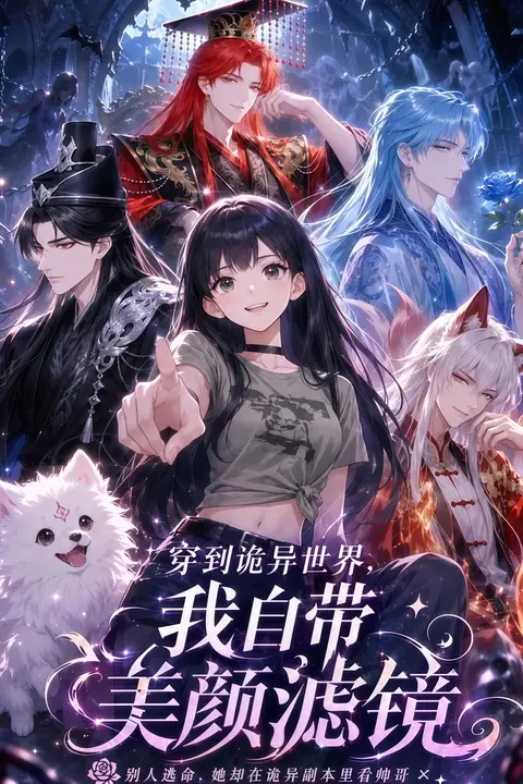 《穿到诡异世界，我自带美颜滤镜》封面