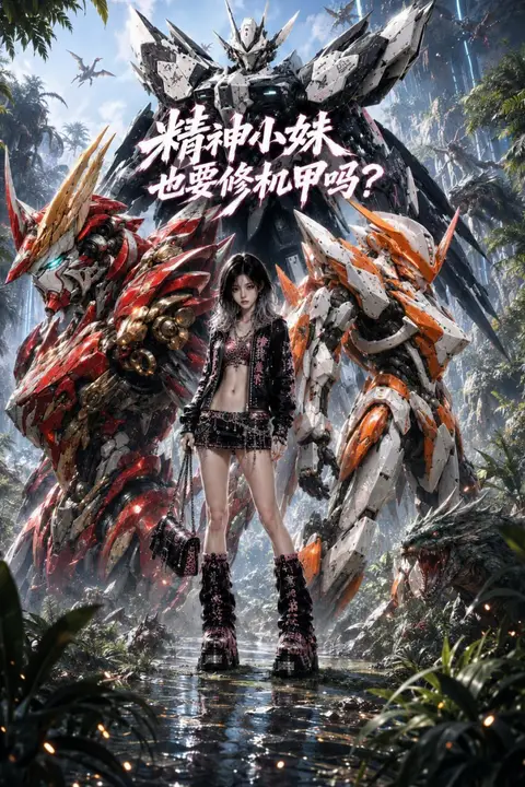 《精神小妹也要修机甲吗》封面