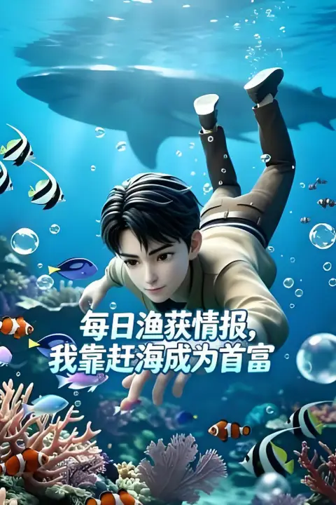 《每日渔获情报,我靠赶海成为首富》封面