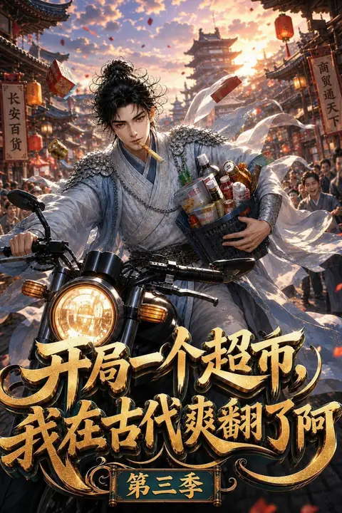 《开局一个超市，我在古代爽翻了第三季》封面