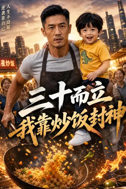 《三十而立，我靠炒饭封神》封面