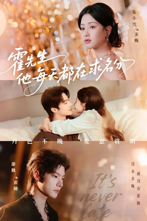 《霍先生他每天都在求名分（月色）》封面