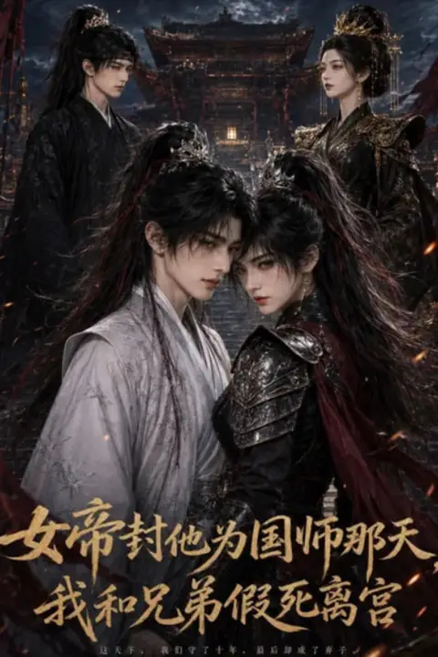 《女帝封他为国师那天,我和兄弟假死离宫》封面