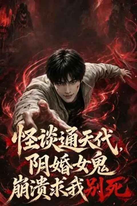 《怪谈通天代，阴婚女鬼崩溃求我别死》封面