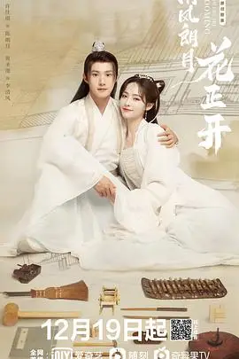 《清风朗月花正开》封面