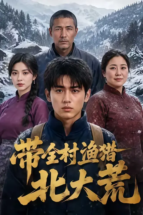 《带全村渔猎北大荒》封面