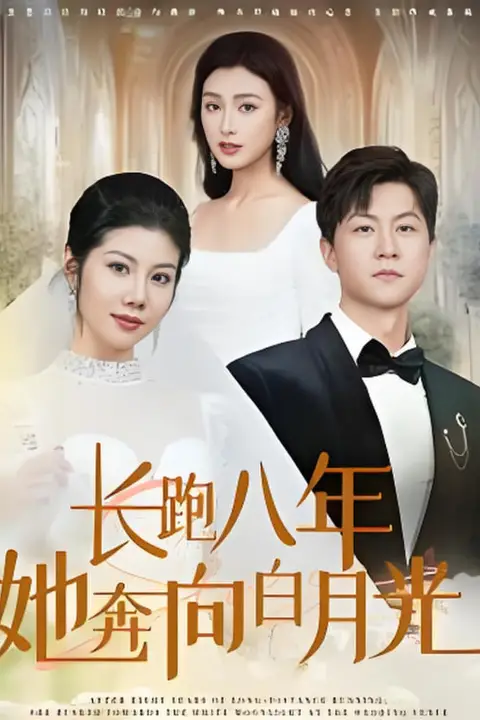 《长跑八年她奔向白月光》封面