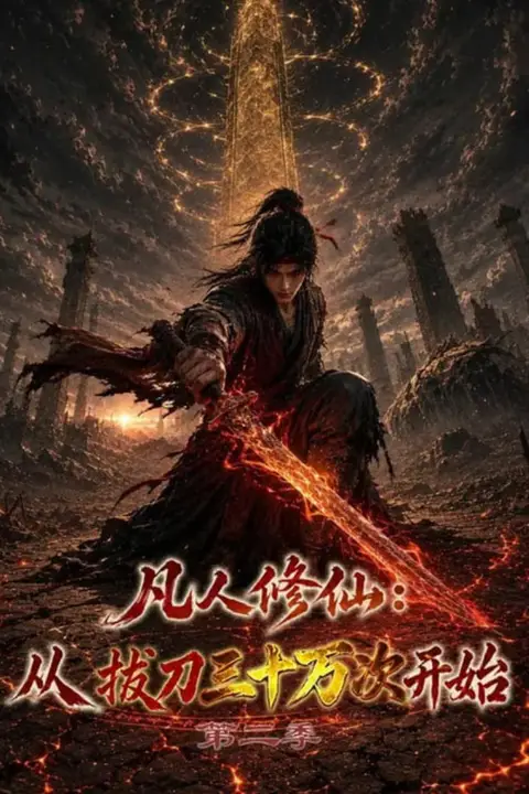 《凡人修仙：从拔刀三十万次开始第二季》封面