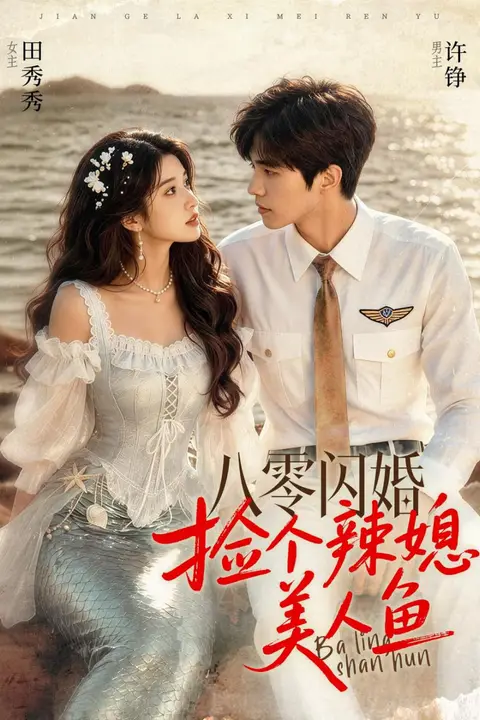 《八零闪婚,捡个辣媳美人鱼》封面