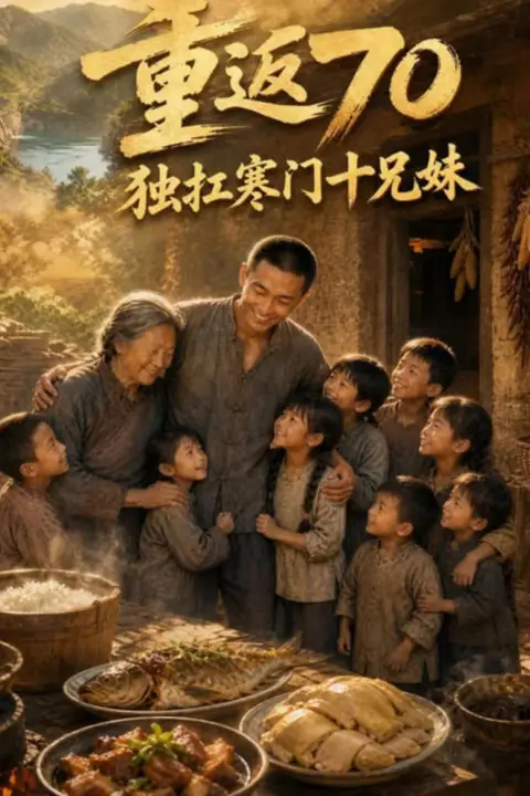 《重返 70 独扛寒门十兄妹》封面