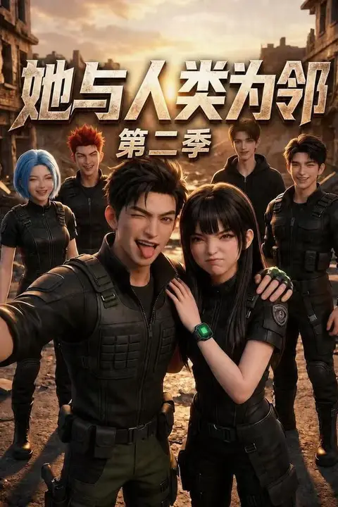 《她与人类为邻第二季》封面