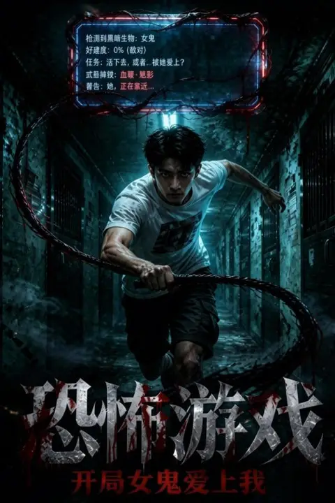 《恐怖游戏:开局女鬼爱上我》封面