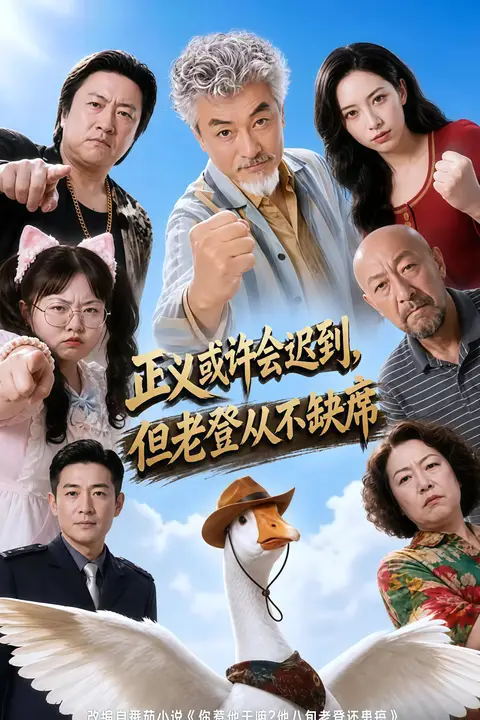 《正义或许会迟到，但老爸从不缺席》封面