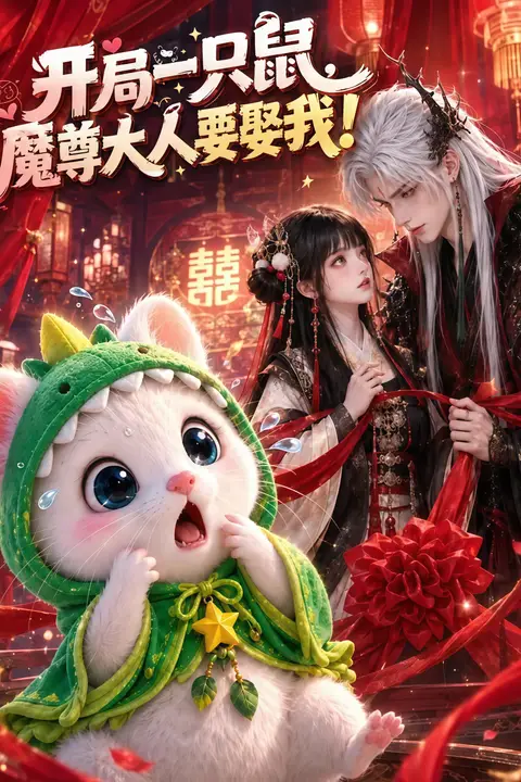 《开局一只鼠，魔尊大人要娶我！》封面