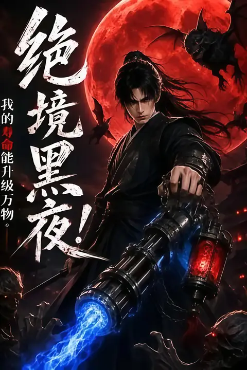 《绝境黑夜!我的寿命能升级万物》封面