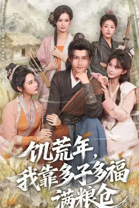 《饥荒年,我靠多子多福满粮仓》封面