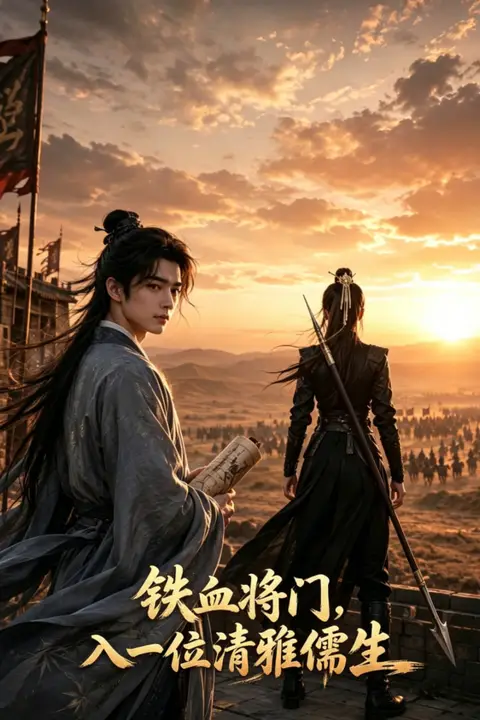 《铁血将门,入一位清雅儒生》封面
