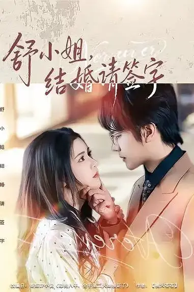 《舒小姐,结婚请签字》封面