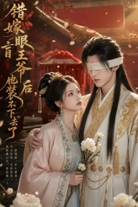 《错嫁眼盲王爷后,他装不下去了》封面