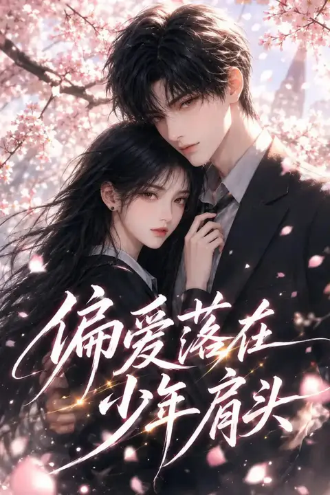 《偏爱落在少年肩头》封面