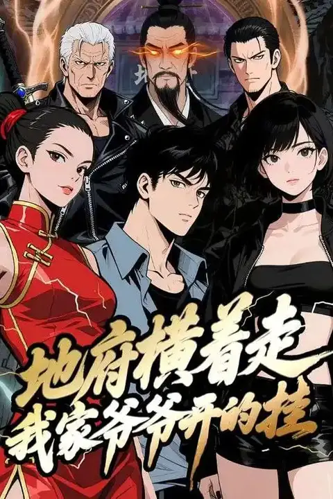 《地府横着走：我家爷爷开的挂》封面
