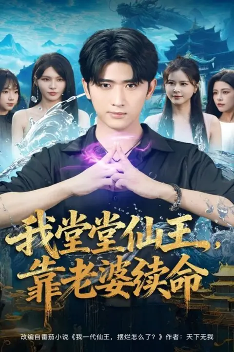 《我堂堂仙王，靠老婆续命》封面