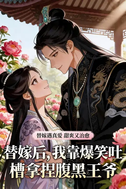《替嫁后,我靠爆笑吐槽拿捏腹黑王爷》封面