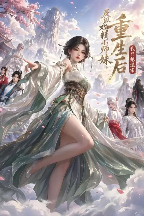 《反派戏精小师妹，重生后我只想退宗》封面