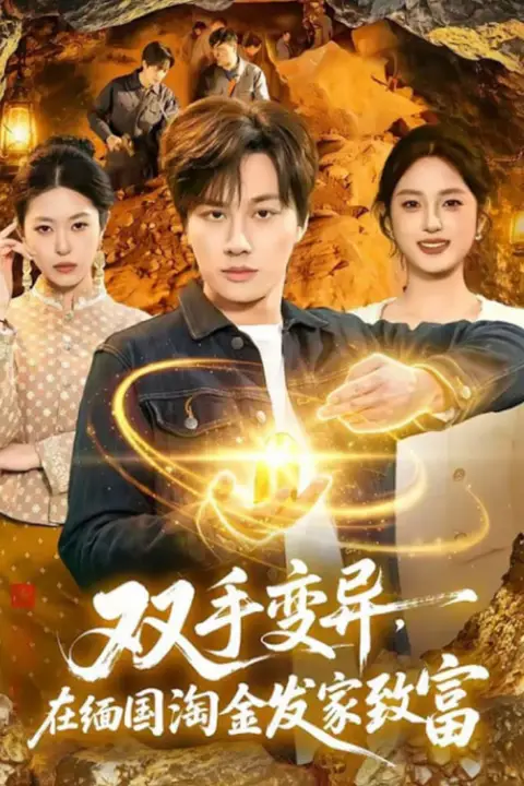 《双手变异，在缅国淘金发家致富》封面
