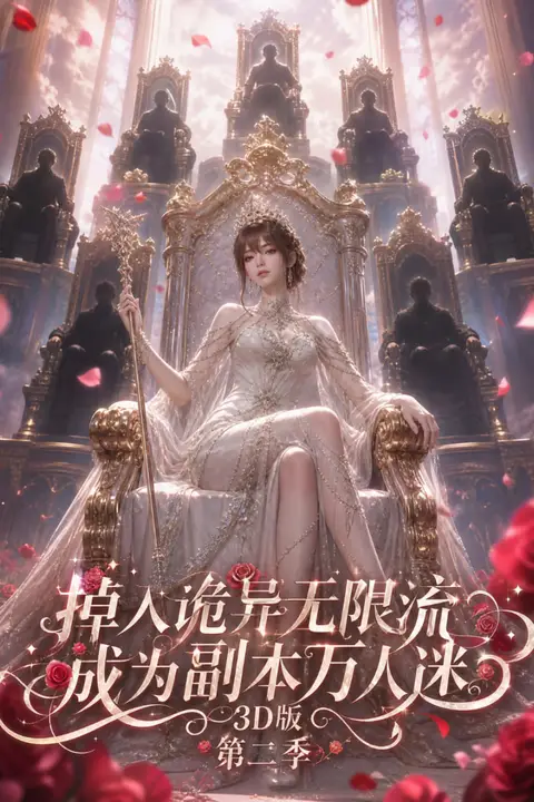 《掉入诡异无限流，成为副本万人迷第二季》封面