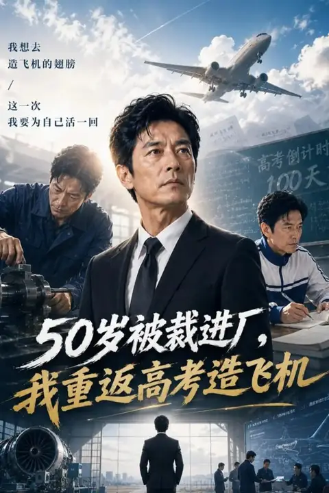 《50岁被裁进厂，我重返高考造飞机》封面
