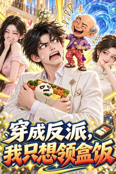 《穿成反派，我只想领盒饭》封面