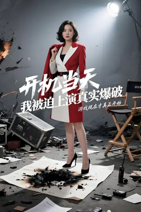 《开机当天,我被迫上演真实爆破》封面