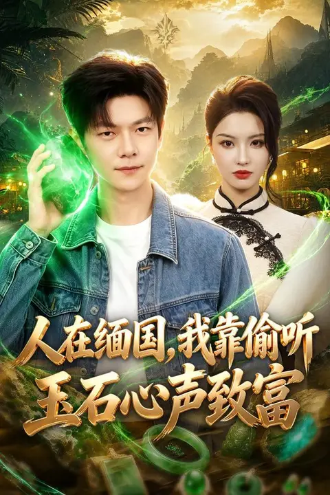 《人在缅国，我靠偷听玉石心声致富》封面