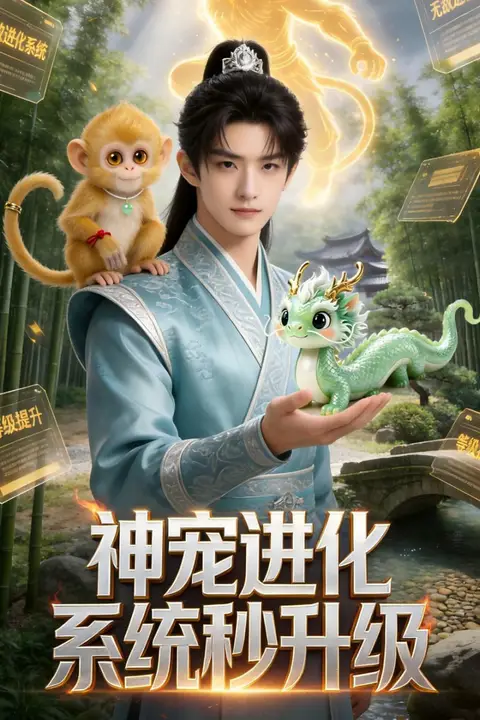 《神宠进化系统,秒升级》封面