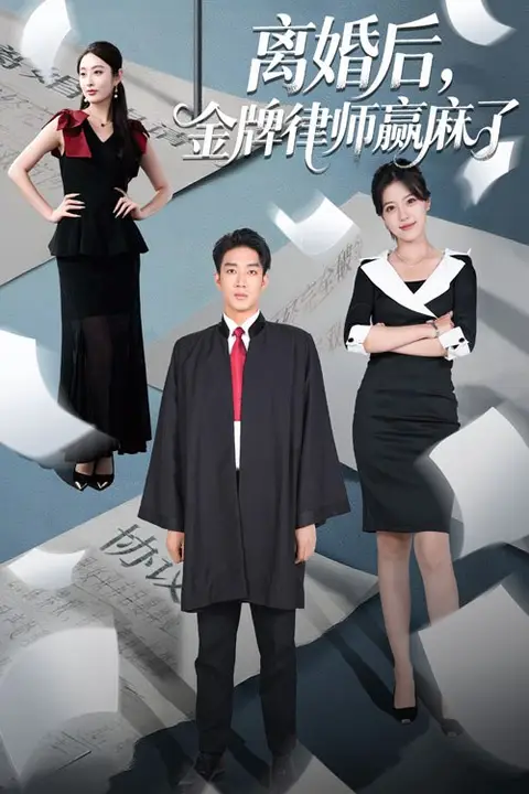 《离婚后金牌律师赢麻了》封面
