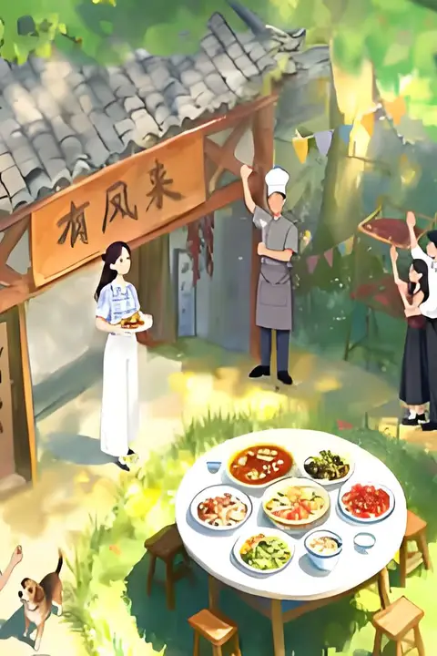 《欢乐农家院之麻辣酸甜咸》封面