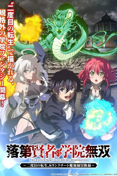 《落第贤者的学院无双 第二回转生》封面
