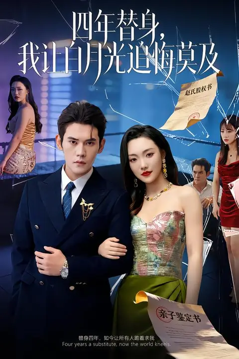 《莫及四年替身，我让白月光追悔莫及》封面