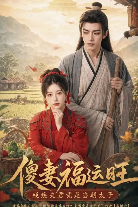 《傻妻福运旺,残疾夫君竟是当朝太子》封面