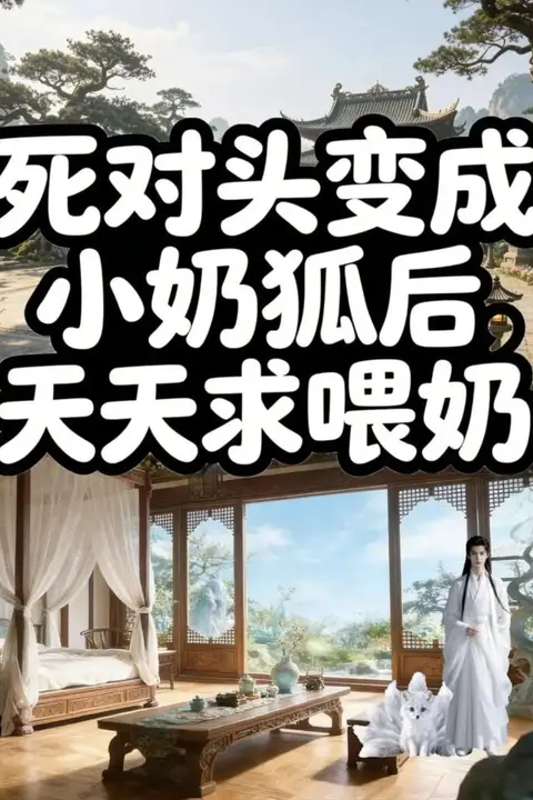 《死对头变成小奶狐后,天天求喂奶》封面