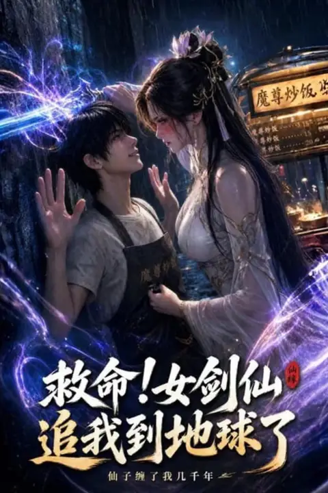 《救命！女剑仙追我到地球了》封面