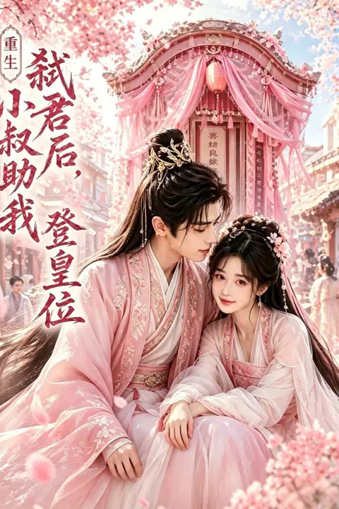 《重生弑君后，小叔助我登皇位》封面